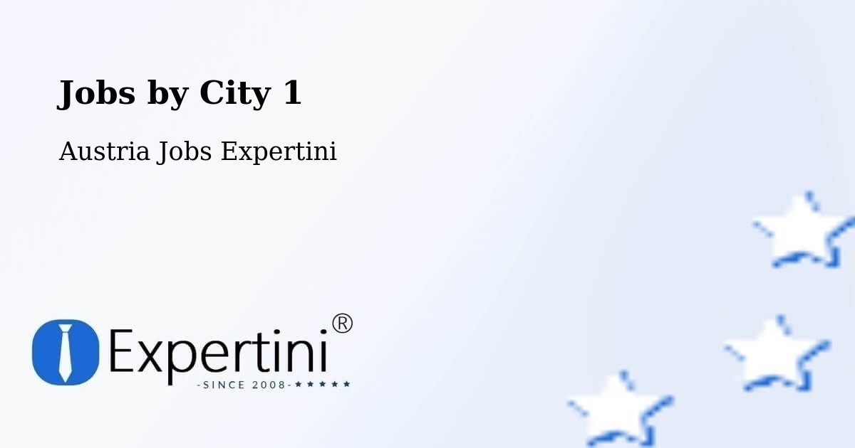 City Jobs in Austria - Expertini